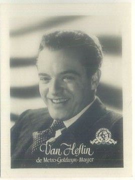 POSTAL DE CINE 9x7 cm: VAN HEFLIN