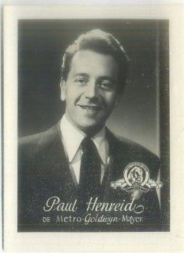 POSTAL DE CINE 9x7 cm: PAUL HENREID