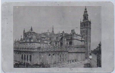 POSTAL DE ALUMINIO. SEVILLA Nº 7. LA CATEDRAL