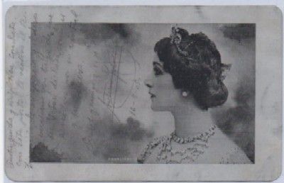 POSTAL DE ALUMINIO. ROMANTICA. CAVALLERI