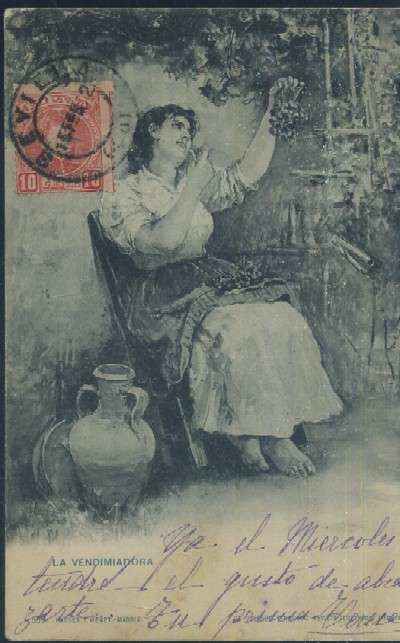 POSTAL LA VENDIMIADORA