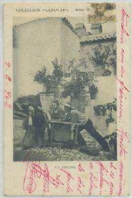 POSTAL COSTUMBRISTA. LA CELOSA. COL. CANOVAS SERIE N