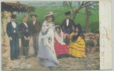 POSTAL ETNICA. COSTUMBRES ANDALUZAS. TANGUITO GITANO Nº 149