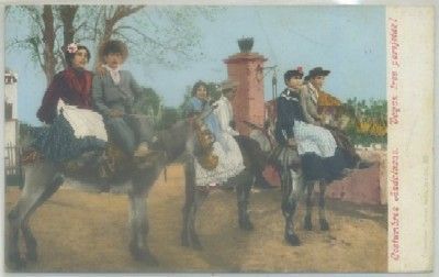 POSTAL ETNICA. COSTUMBRES ANDALUZAS. VAYAN TRES PAREJITAS Nº 30