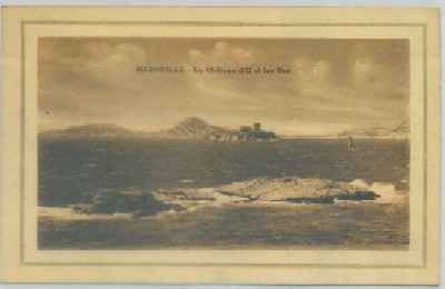 POSTAL DE FRANCIA. MARSEILLE. LE CHATEAU D'IF ET LES ILES