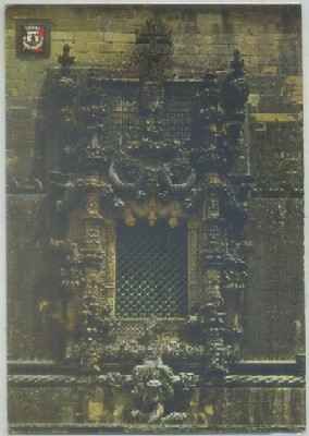 POSTAL DE PORTUGAL. TOMAR. JANELA MANUELINA DA SALA DO CAPITULO Nº 529