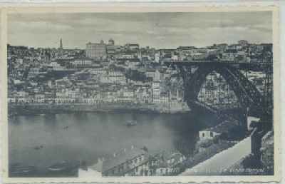 POSTAL DE PORTUGAL. PORTO. PONTE DE D. LUIS. VISTA PARCIAL