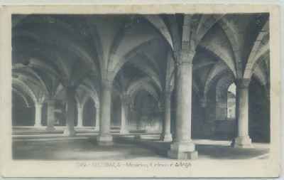 POSTAL DE PORTUGAL. ALCOBACA. MONASTERIO, CELEIRO E ADEGA