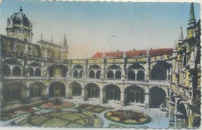 POSTAL DE PORTUGAL. LISBOA. CLAUSTRO DOS JERONIMOS