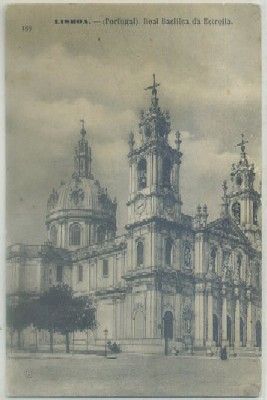 POSTAL DE PORTUGAL. LISBOA. REAL BASILICA DA ESTRELLA