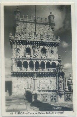 POSTAL DE PORTUGAL. LISBOA. TORRE DE BELEN. FACHADA PRINCIPAL