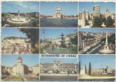 POSTAL DE PORTUGAL. LISBOA. RECORDAÇAO. 9 VISTAS