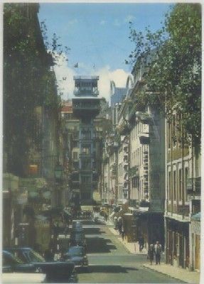POSTAL DE PORTUGAL. LISBOA. ELEVADOR DE SANTA JUSTA