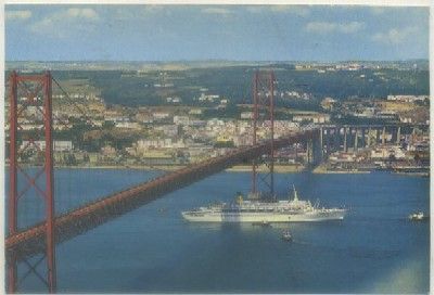 POSTAL DE PORTUGAL. LISBOA. PONTE SALAZAR