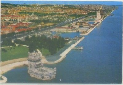 POSTAL DE PORTUGAL. LISBOA. TORRE DE BELEN, JERONIMOS E INFANTE
