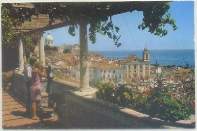 POSTAL DE PORTUGAL. LISBOA. MIRADOURO DE STA. LUZIA