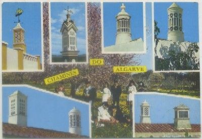 POSTAL DE PORTUGAL. ALGARVE. CHAMINES DO ALGARVE