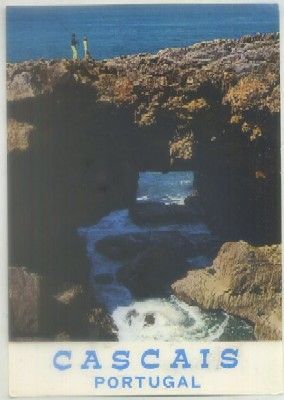 POSTAL DE PORTUGAL. CASCAIS. BOCA DO INFIERNO. CAPRICHOS DO NATURALEZA