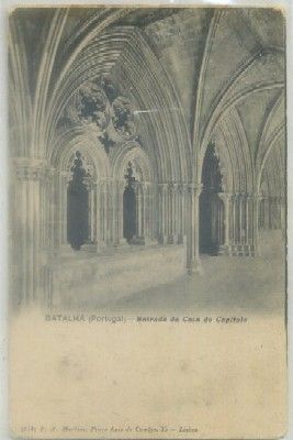POSTAL DE PORTUGAL. BATALHA. ENTRADA DA CASA DO CAPITULO