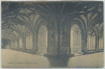 POSTAL ANTIGUA DE PORTUGAL. LISBOA. CLAUSTRO DOS JERONIMOS