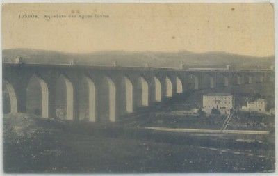POSTAL ANTIGUA DE PORTUGAL. LISBOA. ACUEDUTO DAS AGUAS LIVRES