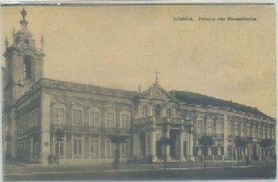 POSTAL ANTIGUA DE PORTUGAL. LISBOA. PALACIO DAS NECESIDADES