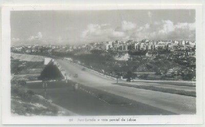 POSTAL DE PORTUGAL. LISBOA. AUTO-ESTRADA E VISTA PARCIAL Nº 64