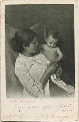 POSTAL DE ITALIA. COSTUMI NAPOLITANI