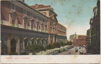 POSTAL DE NAPOLI. MUSEO NAZIONALE