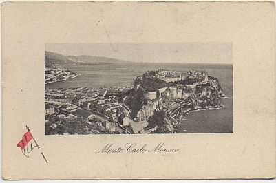 POSTAL DE MONTECARLO. MONACO
