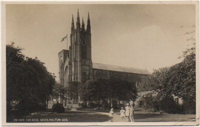 POSTAL DE INGLATERRA. PRIORY CHURCH BRIDHGTON. POSTAL FOTOGRAFICA
