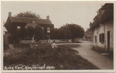 POSTAL DE INGLATERRA. RIVER VIEW. HEMINGFORD GREY. POSTAL FOTOGRAFICA