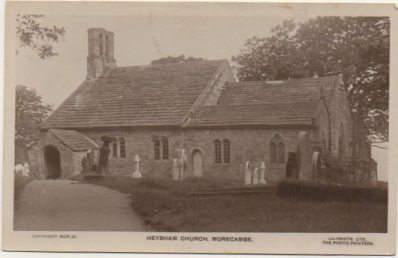 POSTAL DE INGLATERRA. HEYSHAM CHURCH. MORECAMBE. POSTAL FOTOGRAFICA