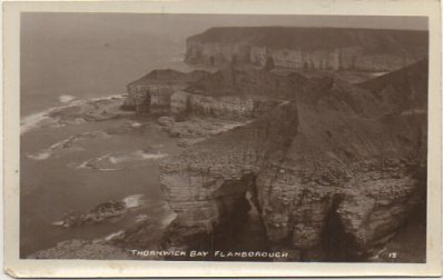 POSTAL DE INGLATERRA. THORNWICK BAY FLAMBOROUGH. POSTAL FOTOGRAFICA