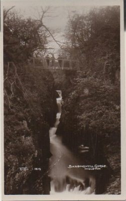 POSTAL DE INGLATERRA. BAYENGHYLL GORGE. INGLETON. POSTAL FOTOGRAFICA