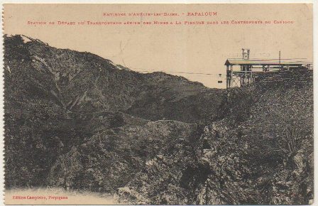 POSTAL DE FRANCIA. RAPALOUN. ENVIRONS D'AMELIE