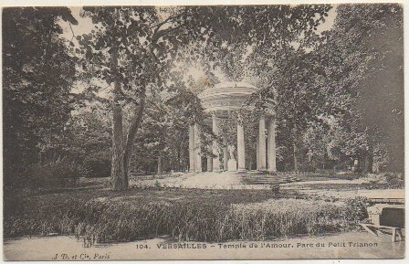 POSTAL DE FRANCIA. VERSALLES. TEMPLE DE L'AMOUR