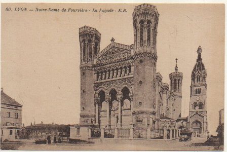 POSTAL DE FRANCIA. 60 LYON. NOTRE-DAME DE FOURVIERE