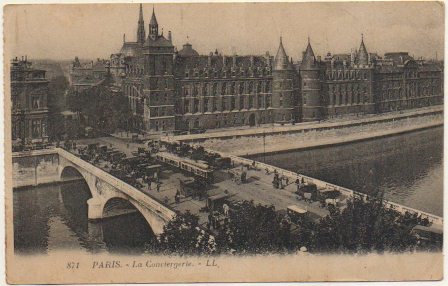 POSTAL DE FRANCIA. 871 PARIS. LA CONCIERGERIE