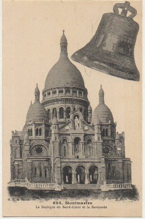 POSTAL DE FRANCIA. 684 MONTMARTRE. LA BASILIQUE DU SACRE-COEUR