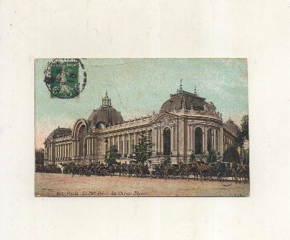 POSTAL DE FRANCIA. PARIS. LE PETIT PALAIS DES CHAMPS-ELYSÉES