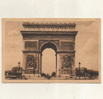 POSTAL DE FRANCIA. PARIS. ARC DE TRIUMPHE DU CARROUSEL