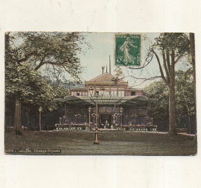 POSTAL DE FRANCIA. PARIS. CHAMPS-ELYSÉES