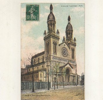 POSTAL DE FRANCIA. PARIS. NOTRE DAME DE MAISON BLACHE