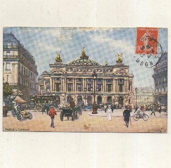 POSTAL DE FRANCIA. PARIS. L'OPERA. SERIE 934 Nº 20