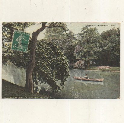 POSTAL DE FRANCIA. BOIS DE BOULOGNE