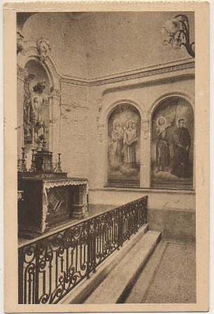 POSTAL DE FRANCIA. LA CHAPELLE DES CARMELITES DE LISIEUX. ST. MICHEL