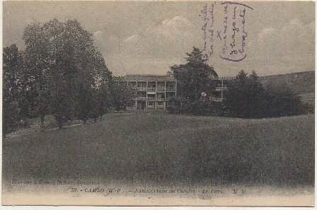 POSTAL DE FRANCIA. CAMBO. SANATORIUM DE CAMBO