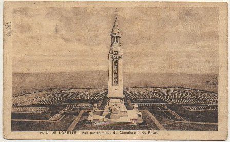 POSTAL DE FRANCIA. N.D. DE LORETTE. VUE PANORAMIQUE DE CIMETIERE