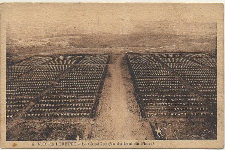 POSTAL DE FRANCIA. N.D. DE LORETTE. LE CIMETIERE
